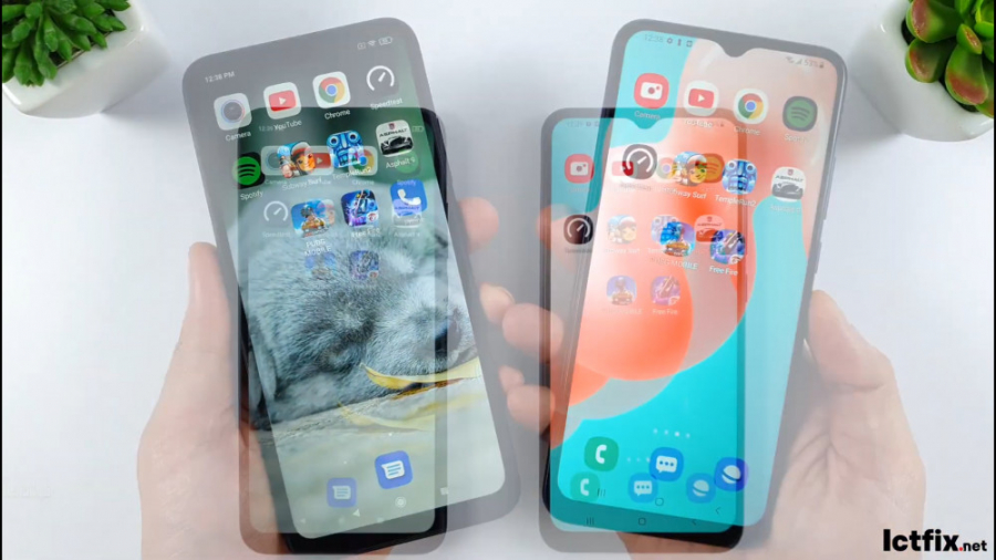 مقایسه گلکسی A02S و ردمی 9C شی...