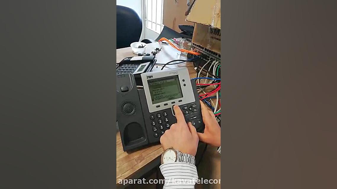 نحوه رجیستر کردن تلفن 7940 سیس...