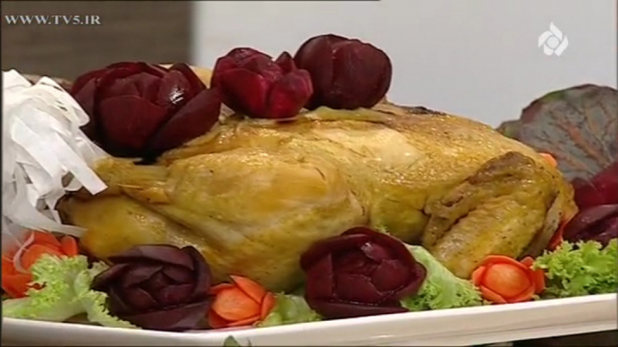 آشپزی | مرغ کامل مجلسی | آموزش...