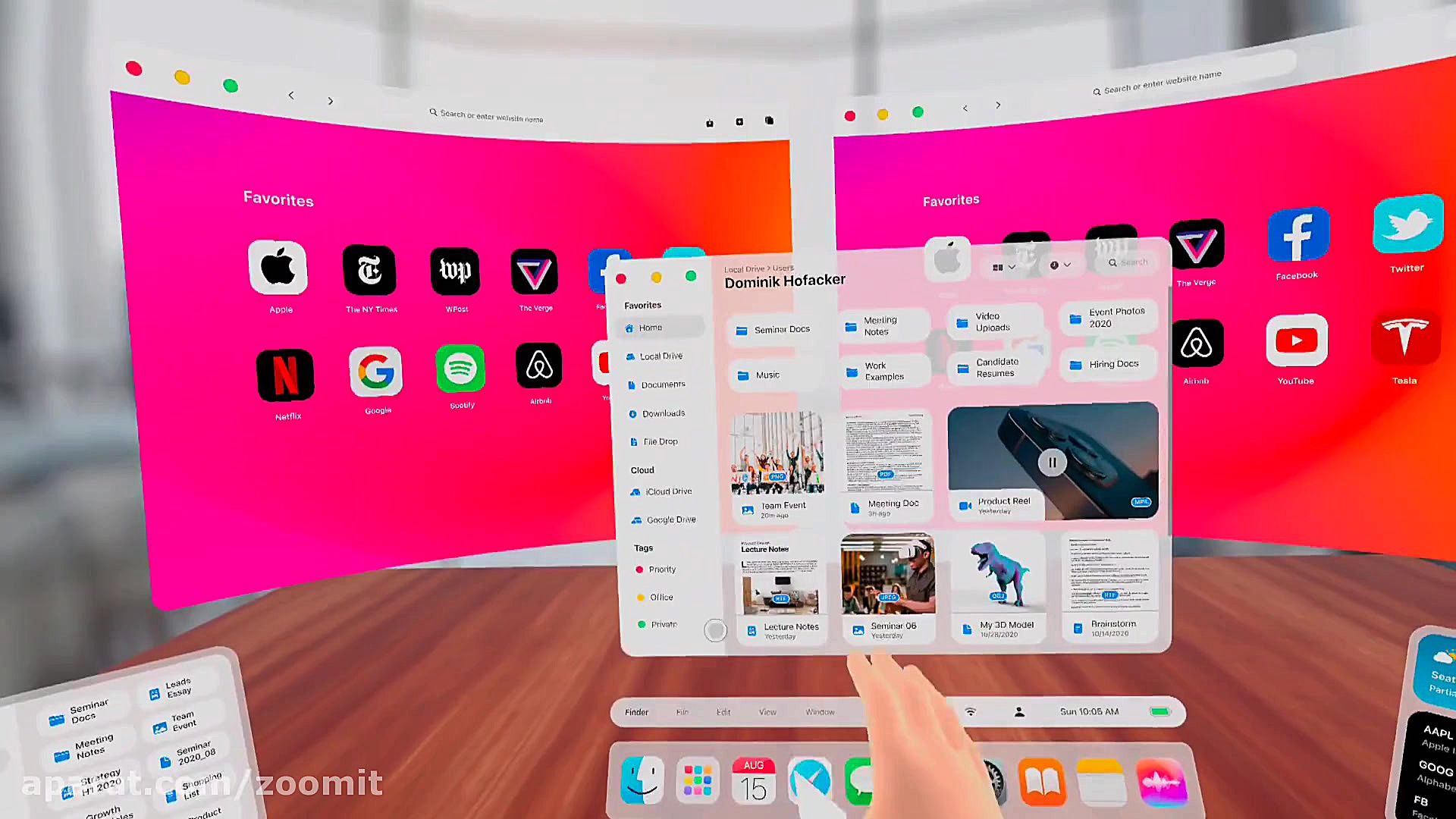 طرح مفهومی از سیستم‌عامل macOS...