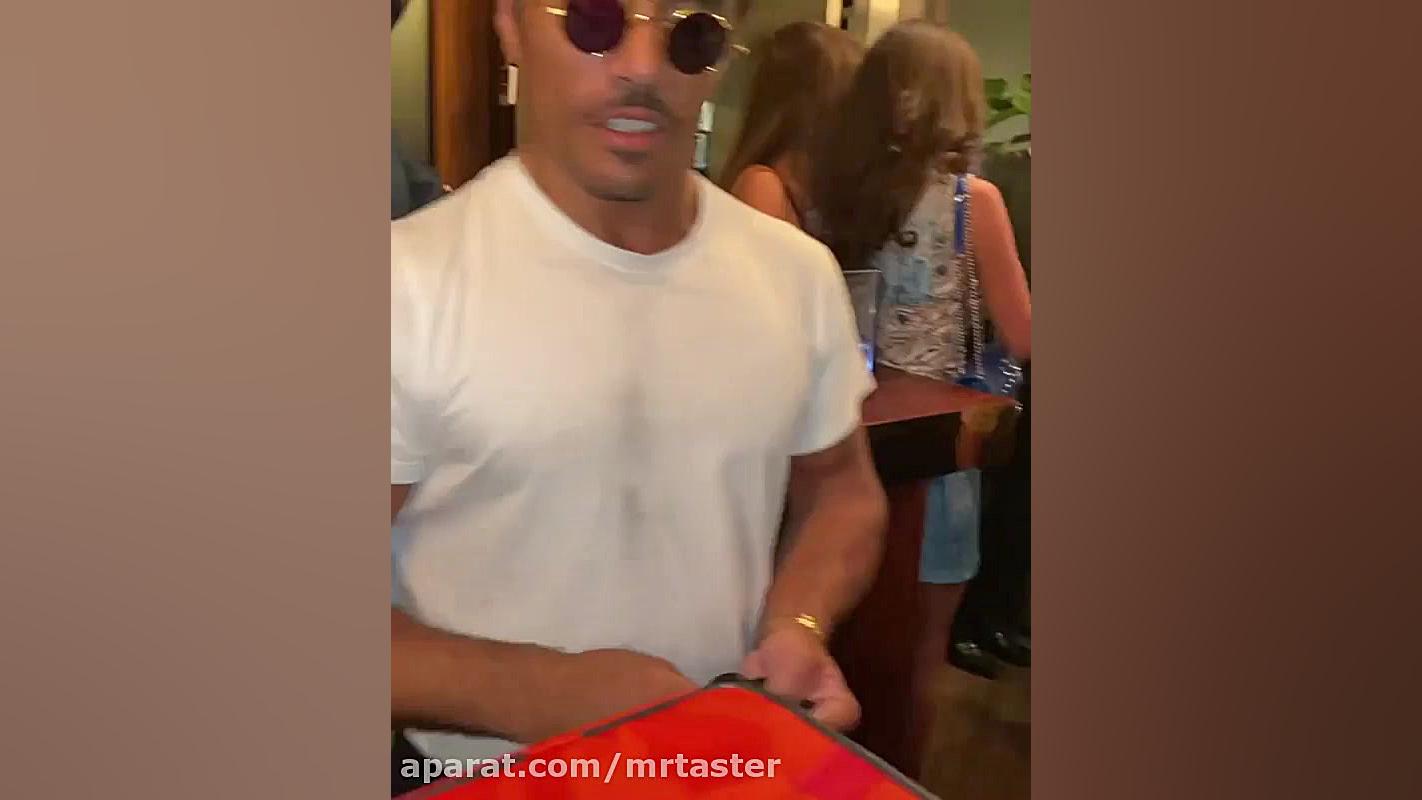 با نصرت و اینفانتینو در رستورا...