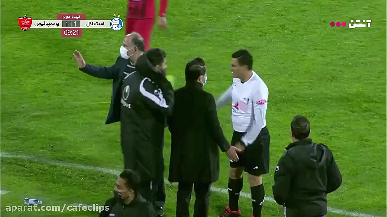 خلاصه بازی استقلال 2  2 پرسپول...