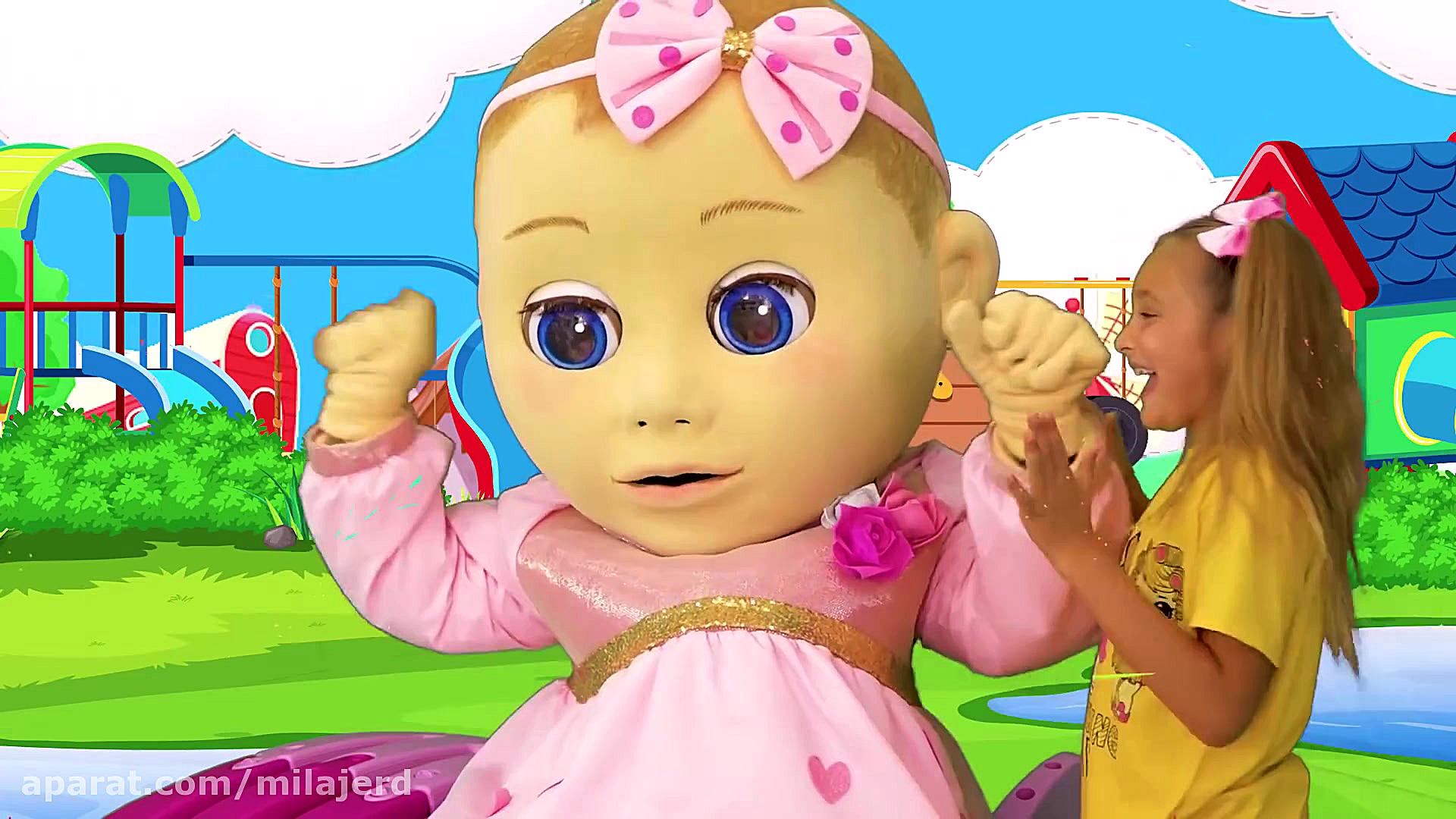 برنامه کودک  ساشا با عروسک بزر...