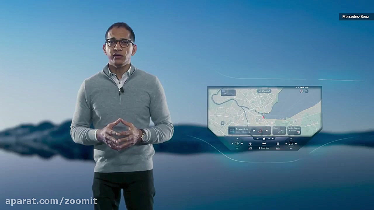 کنفرانس مرسدس بنز در CES 2021...