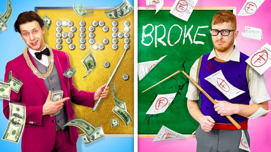 معلم پولدار در مقابل معلم بی پ...