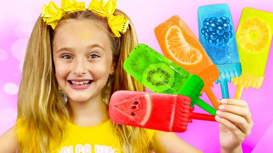 ساشا و مکس بستنی میوه ای درست...