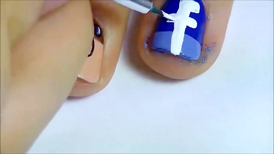 طراحی ناخن به شكل اینستاگرام،ت...