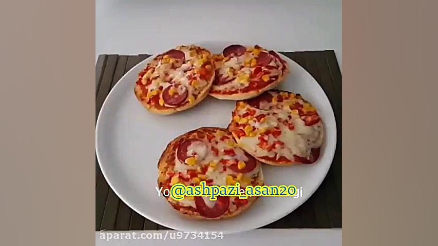 اموزش پیتزا فوری