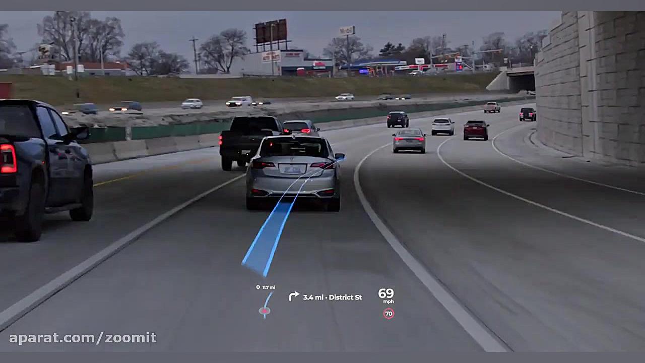 سیستم HUD آینده‌نگرانه پاناسون...