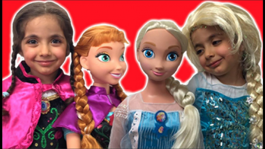 نمایش السا و انا  عروسک السا و...