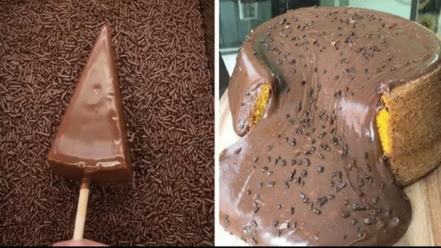 دستور تهیه کیک های شکلاتی قلبی...