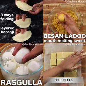 طرز تهیه 4 مدل شیرینی پفکی ساد...