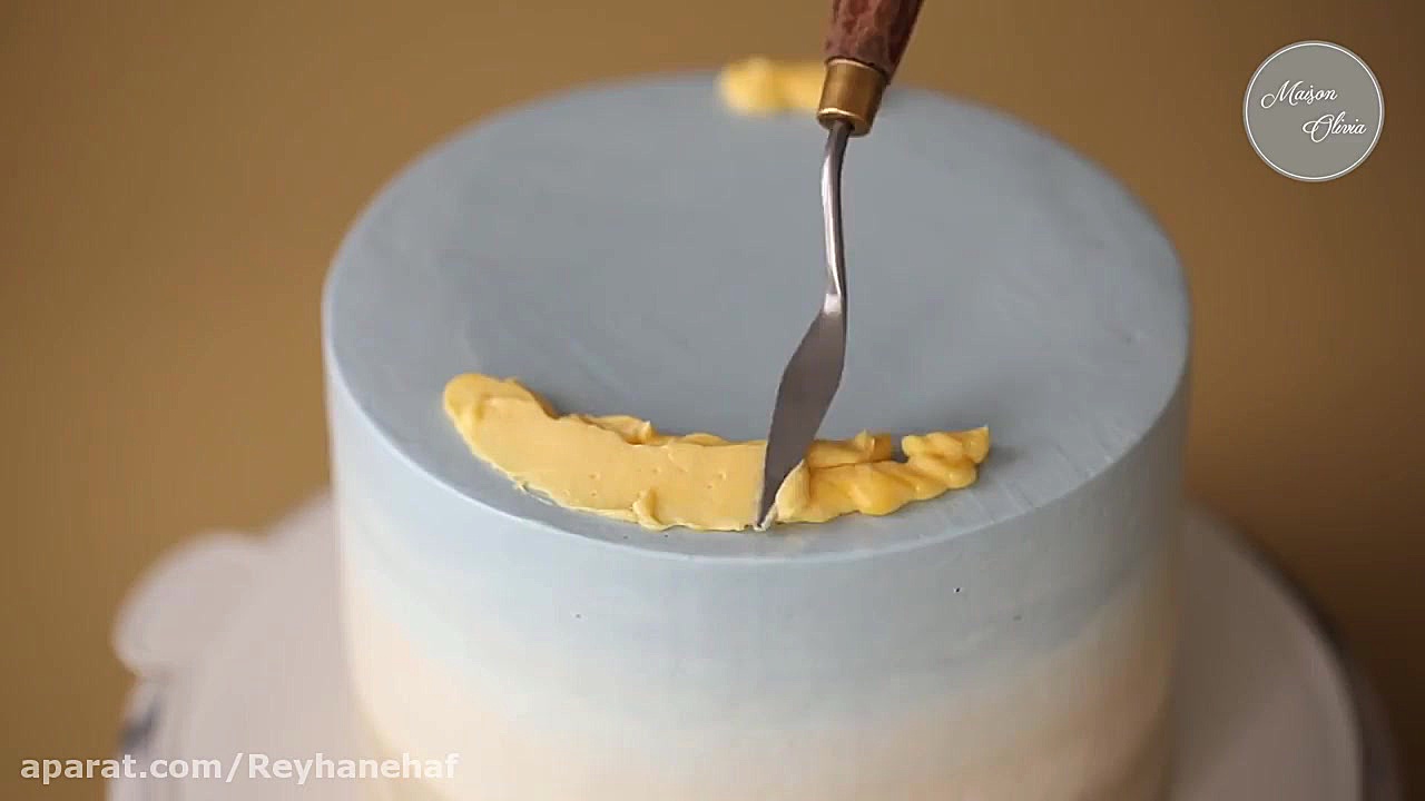 آموزش کیک آرایی با شکوفه و گل