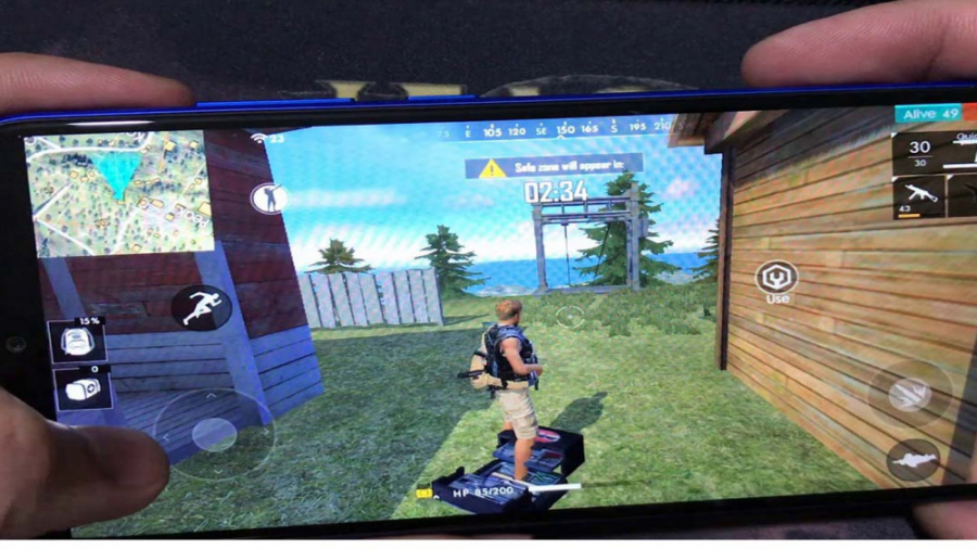 تست بازی فری فایر در گوشی شیائ...