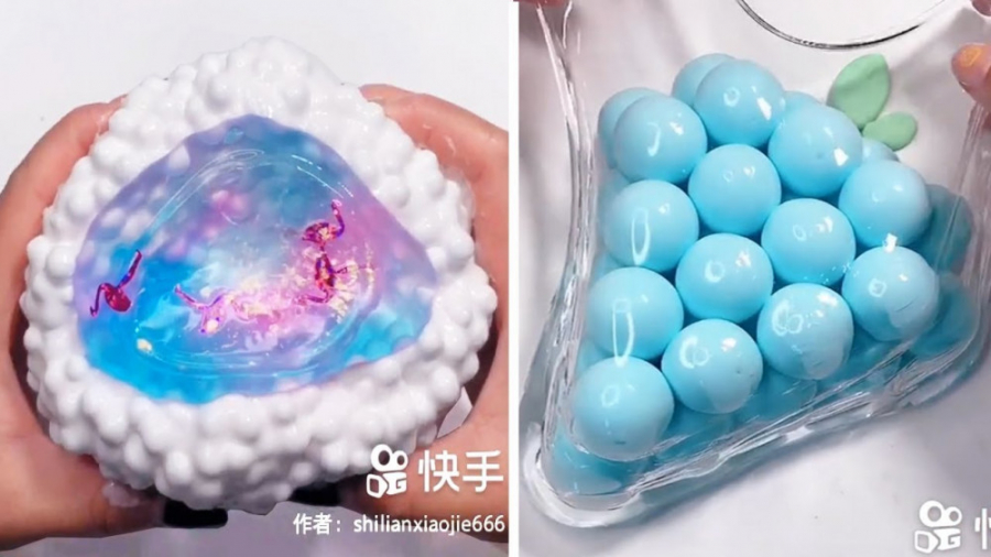 مجموعه اسلایم های شفاف  رنگی...