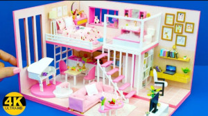 خانه مینیاتوری عروسکی با ۵ اتا...