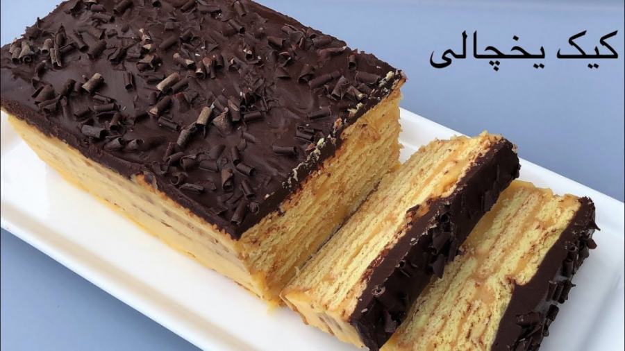 طرز تهیه کیک یخچالی:: با پودین...