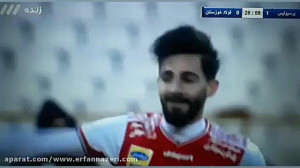گل اول پرسپلیس به فولاد خوزستا...