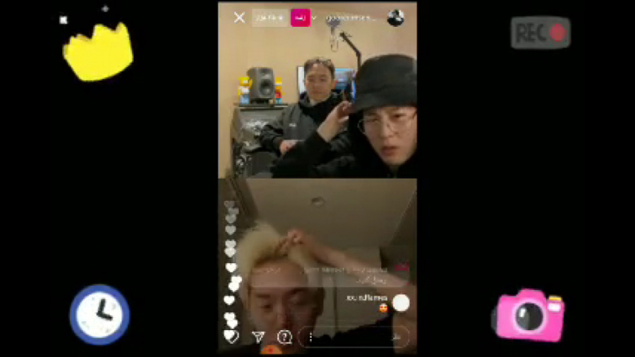 لایو بکهیون در اینستاگرام(دیشب...