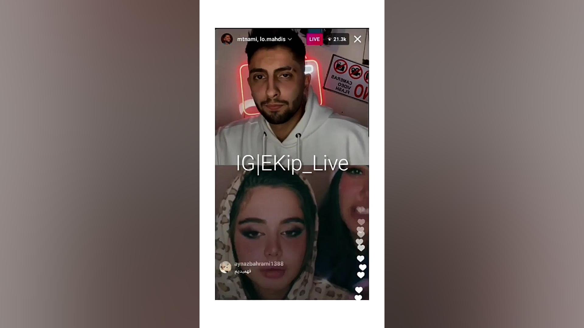 لایو متین مهدیس نیکا تقریبا کا...