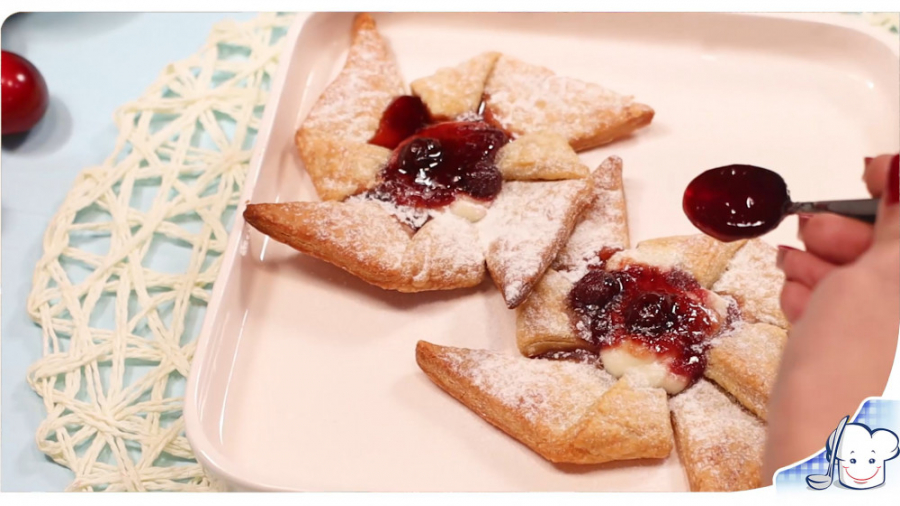 طرز تهیه شیرینی دنیش زیبا و خو...