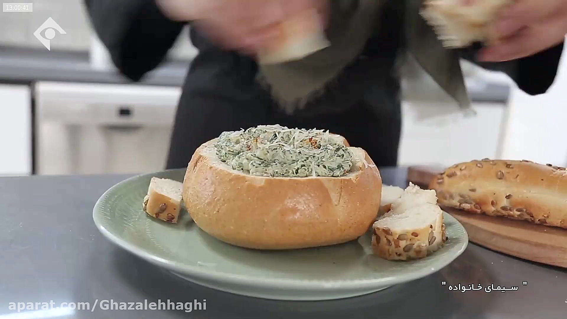 دیپ اسفناج و پنیر