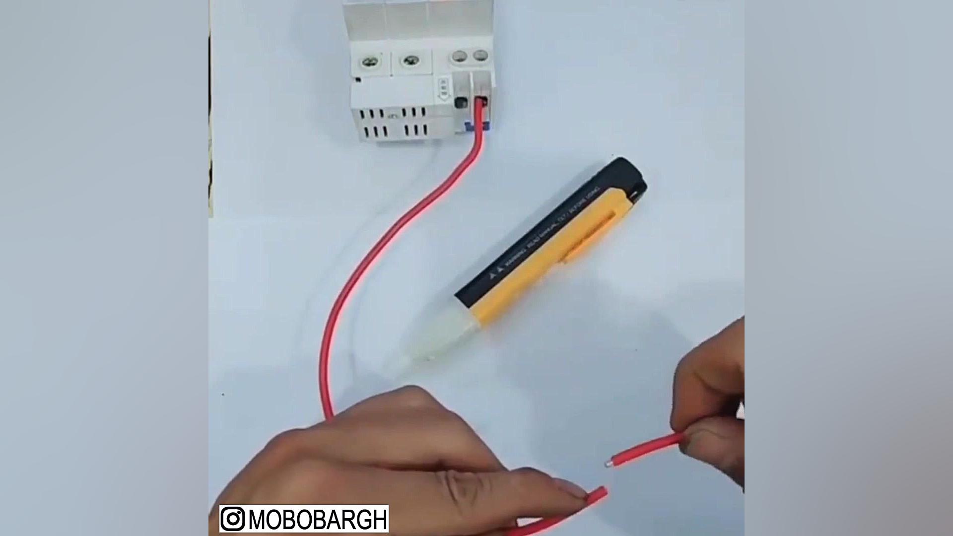 فازمتر بدون اتصال