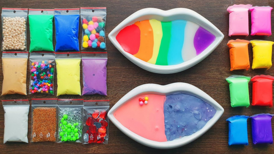 ساخت اسلایم و افزودنی مخلوط با...