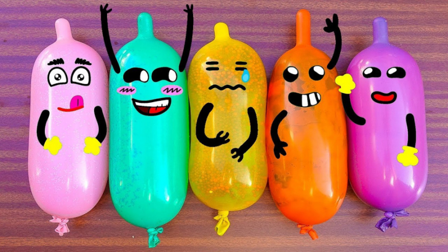 سرگرمی و ساخت اسلایم با بادکنک