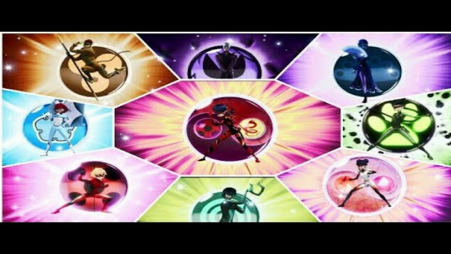 تبدیل همه شخصیت های لیدی باگ :...