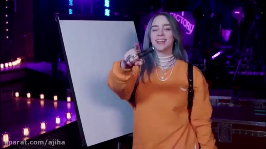 نقاشی کشیدن بیلی آیلیش