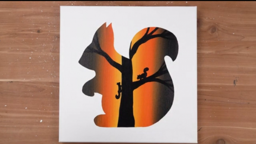 آموزش نقاشی با رنگ اکریلیک : ن...