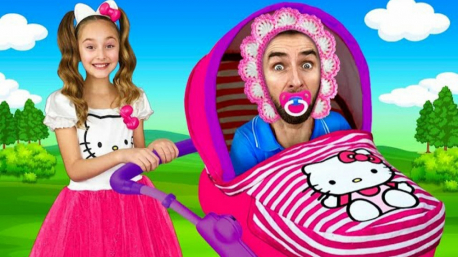 ساشا و آنیتا پدر را تمام روز ک...