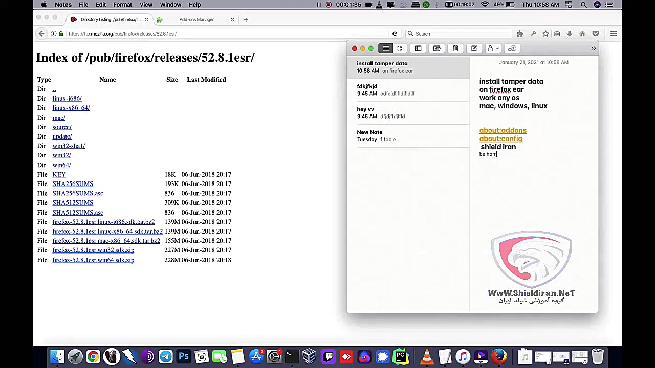 نصب تمپر دیتا در مرورگر Tamper...