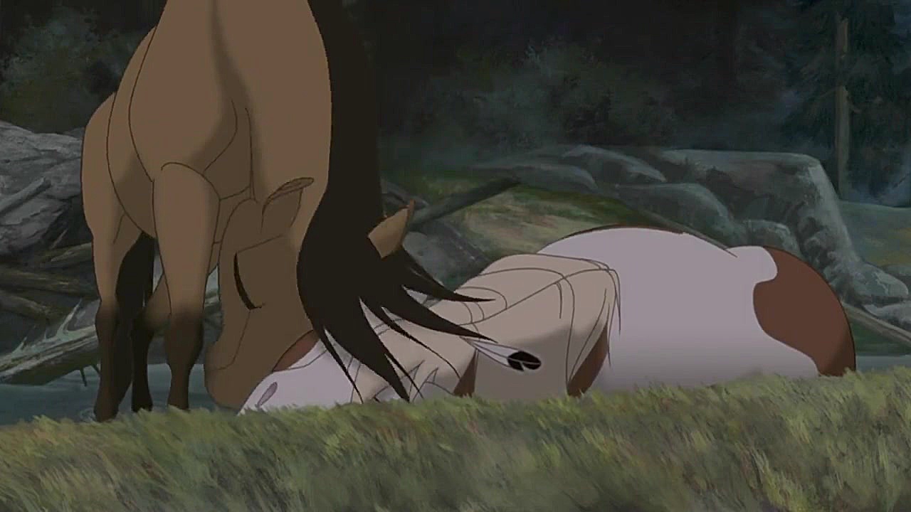 صحنه دردناک کارتون Spirit