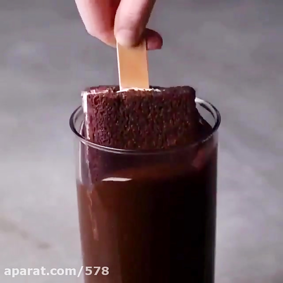 اموزش درست کردن یک دسر شکلاتی...