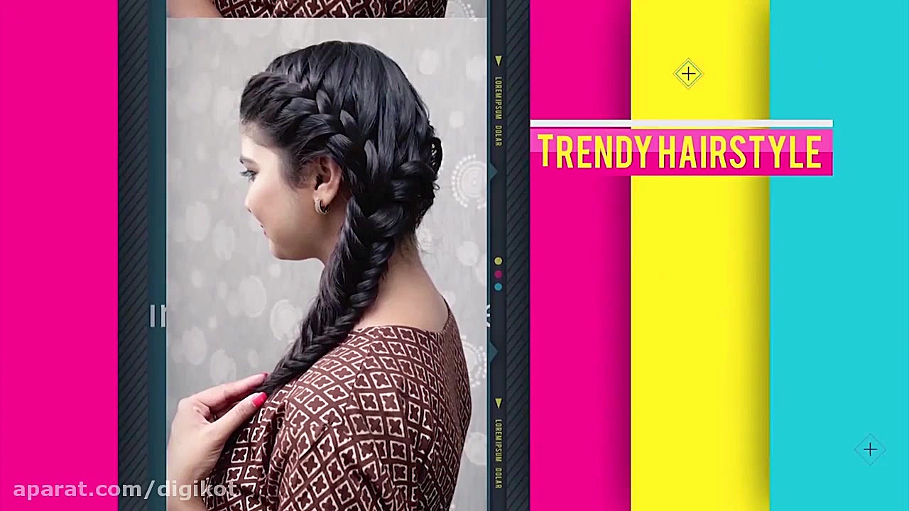 مدل موی جدید و بسیار آسان دختر...
