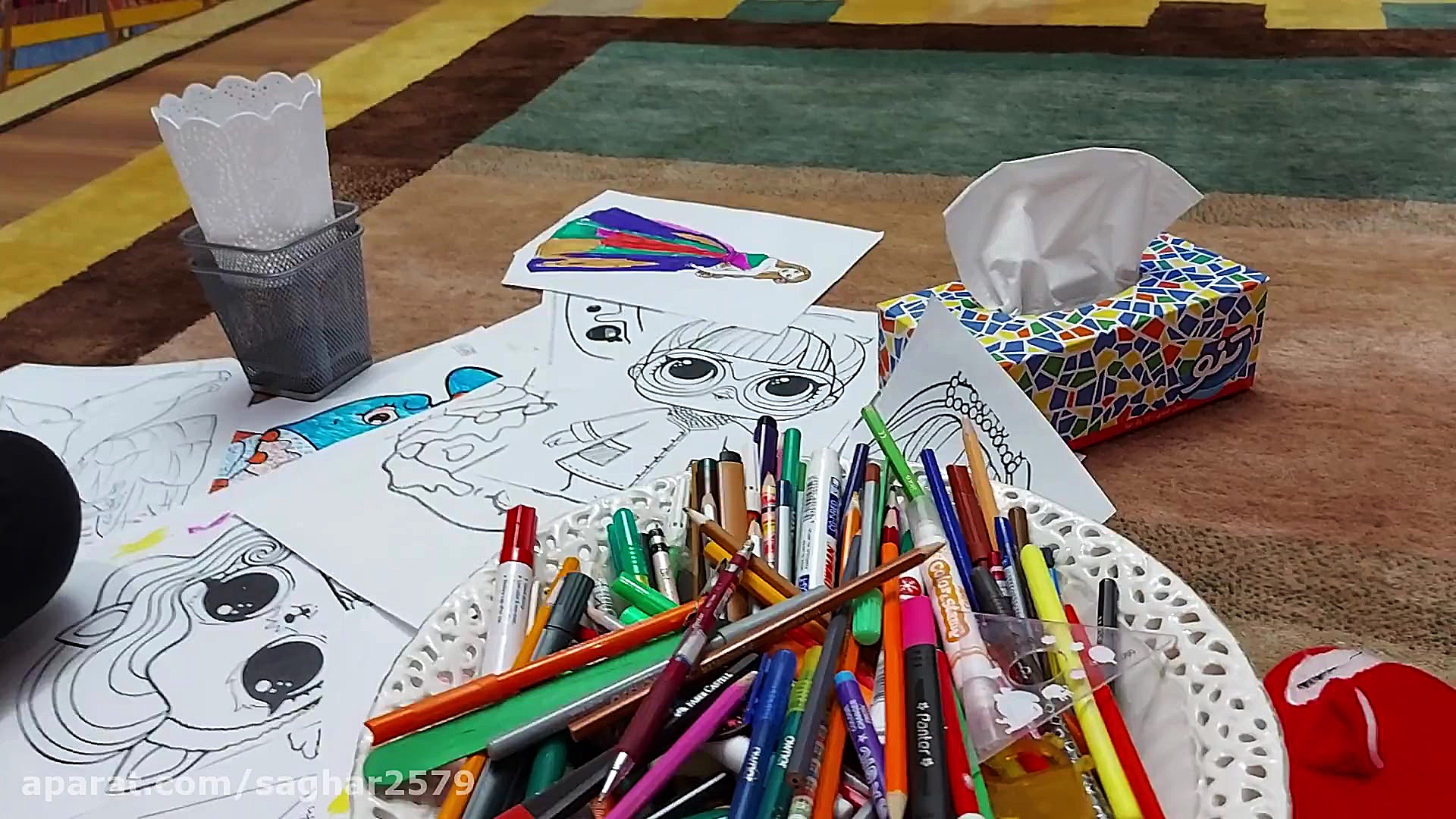 چالش رنگ آمیزی با ۳ رنگ ( آوین...