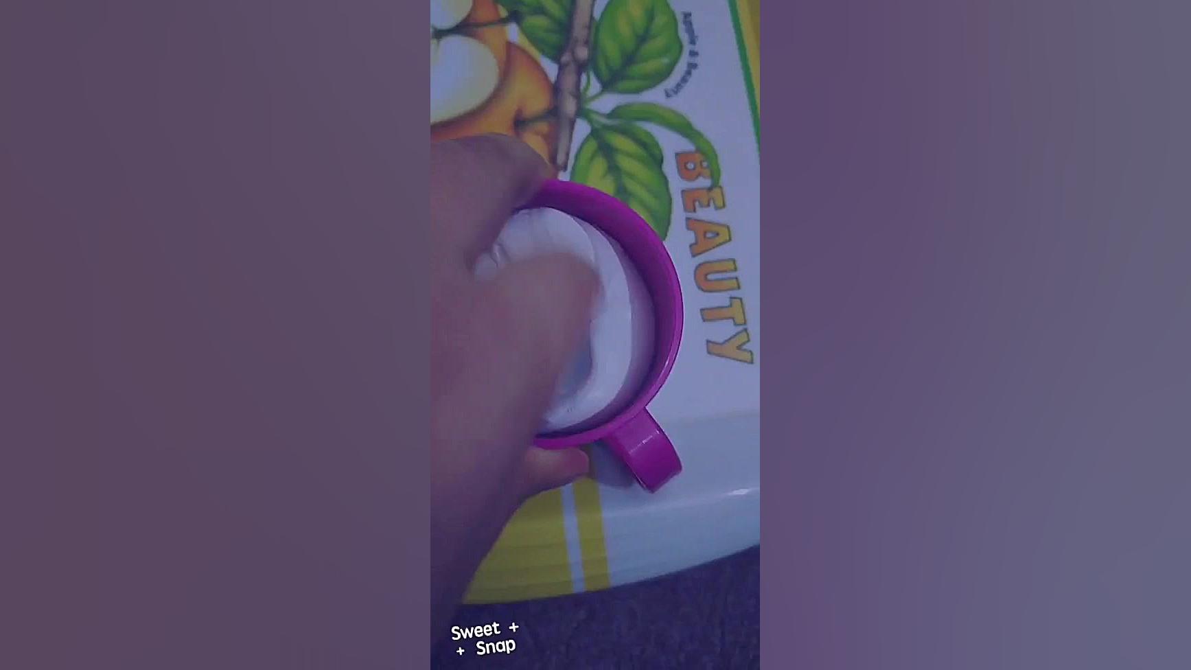 اسلایم خامه ای من