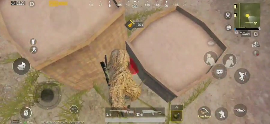 هرکت خفن بازی پابجی موبایل