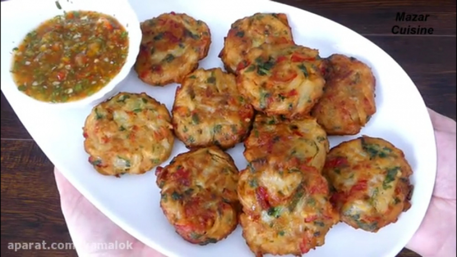 با 1پیاز در پنج دقیقه پکوره خو...