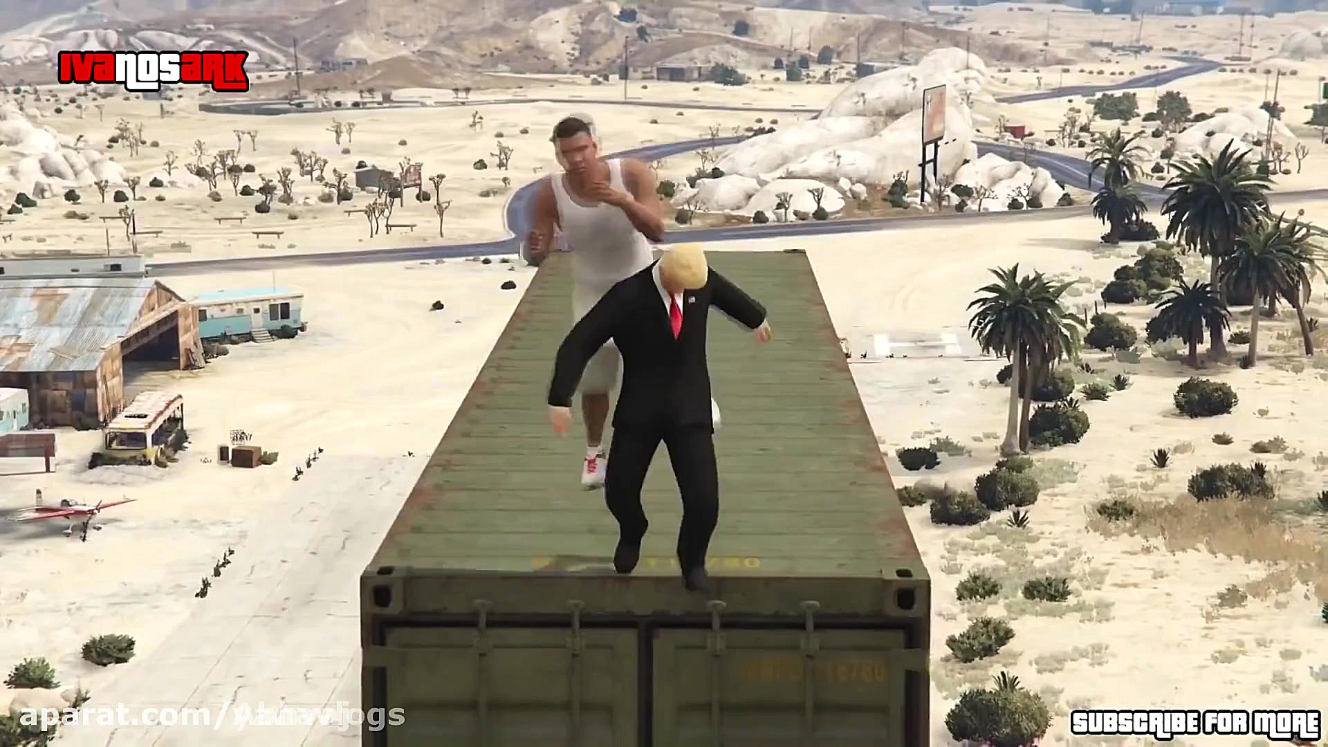 ترامپ در جی تی ای سان و جی تی...