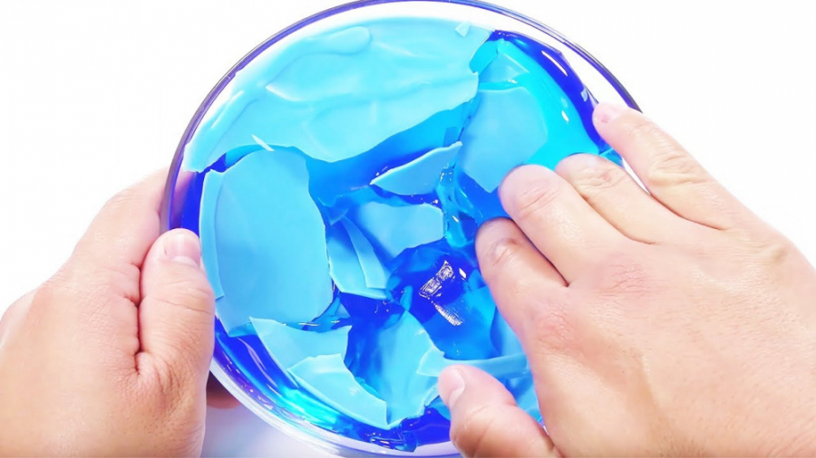 آموزش ساخت اسلایم ایسبرگ