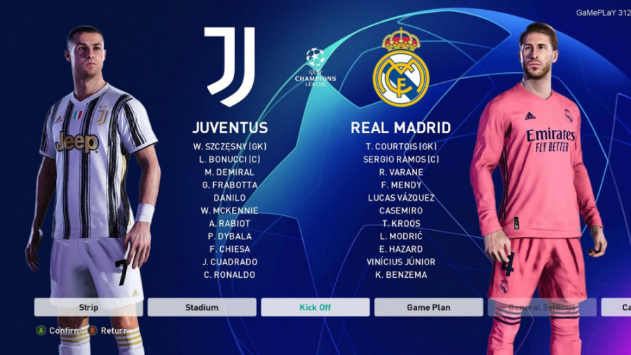 یونتوس  رئال مادرید PES 2021