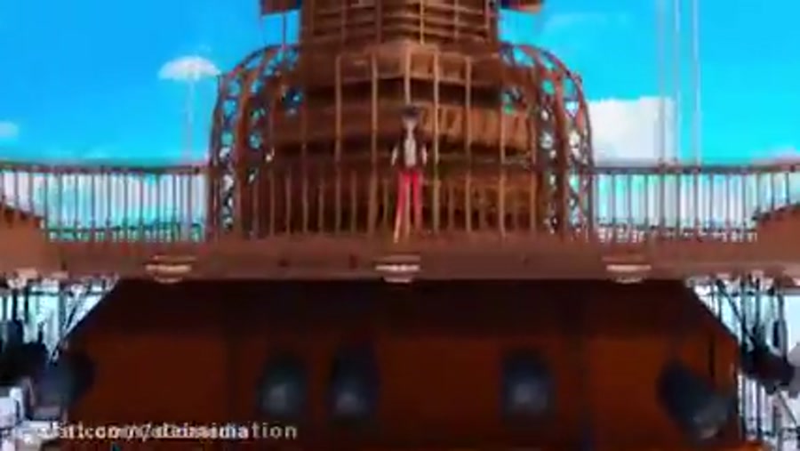 دختر کفشدوزکی با گربه ی سیاه