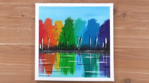 آموزش نقاشی با رنگ اکریلیک : ن...