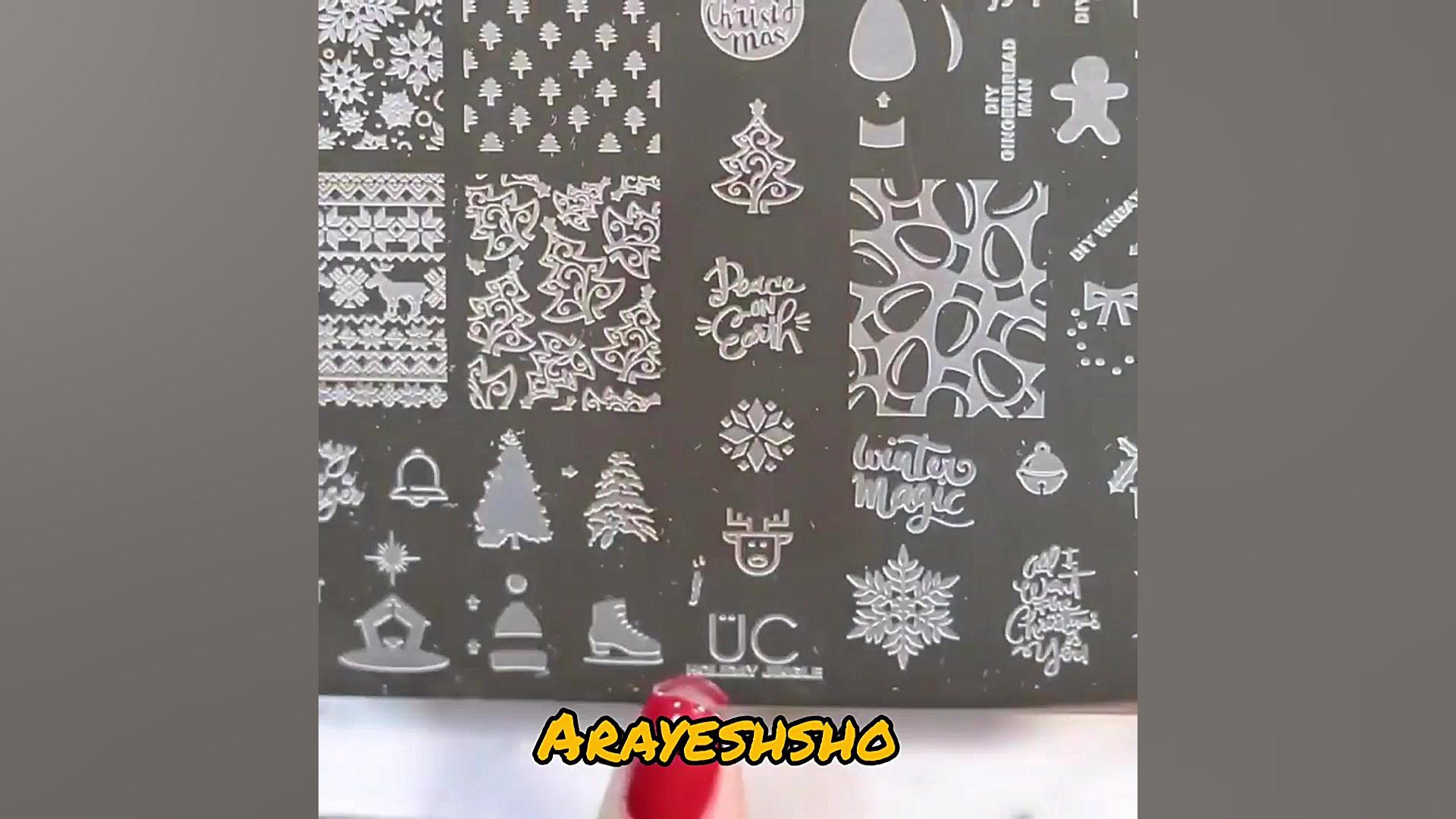 طراحی ناخن آرایش شو طرح لاک قر...