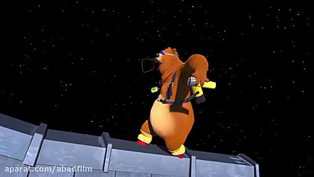 کارتون گریزی و موش سفر فضایی