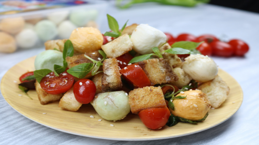 سالاد پنیر توپی دستر