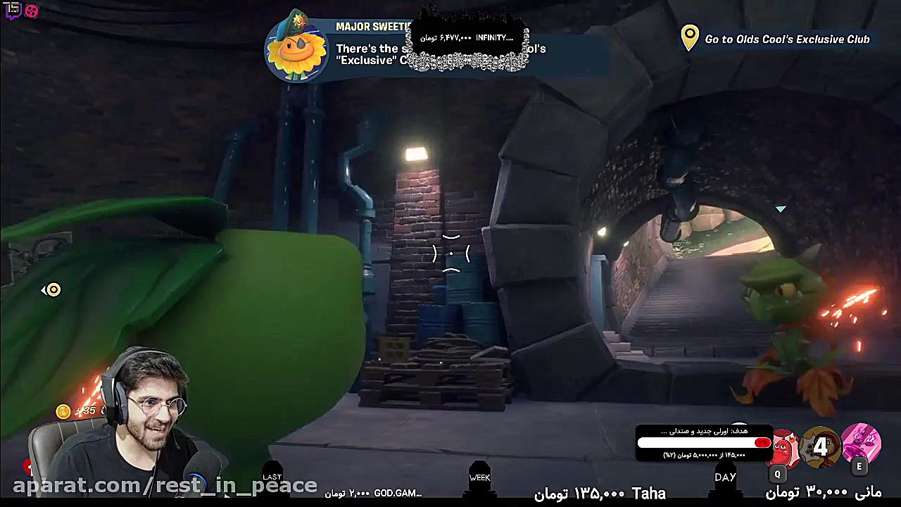 پارت 1 گیم پلی Plants vs Zombi...